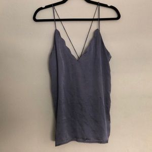FREE PEOPLE Silky Dusty Purple Tank